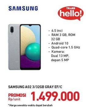 Promo Harga SAMSUNG A02  - Carrefour