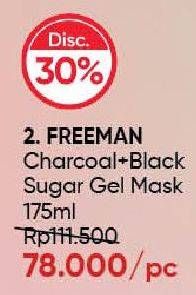Promo Harga Freeman Mask Charcoal + Black Sugar 175 ml - Guardian