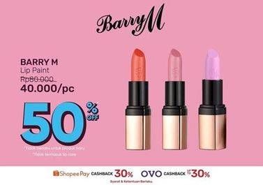 Promo Harga BARRY M Lip Paint Shimmer  - Guardian