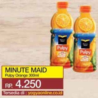 Promo Harga MINUTE MAID Juice Pulpy Orange 300 ml - Yogya