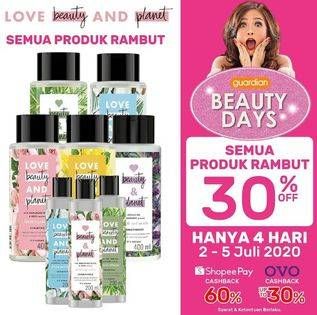 Promo Harga LOVE BEAUTY AND PLANET Shampoo & Conditioner  - Guardian