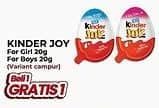 Promo Harga Kinder Joy Chocolate Crispy Girls, Boys 20 gr - Yogya
