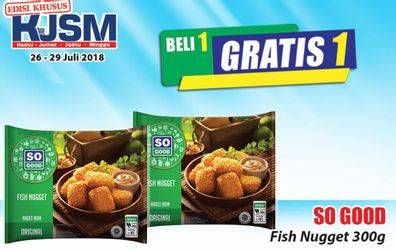 Promo Harga SO GOOD Fish Nugget 300 gr - Hari Hari