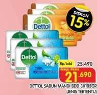 Promo Harga Dettol Bar Soap 105 gr - Superindo