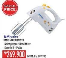 Promo Harga Miyako HM-620 Hand Mixer 190 Watt  - Hypermart