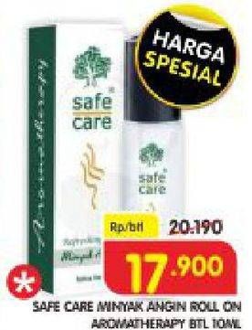 Promo Harga SAFE CARE Minyak Angin Aroma Therapy 10 ml - Superindo