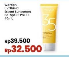 Promo Harga Wardah UV Shield Essential Sunscreen Gel SPF 35 PA+++ 40 ml - Indomaret