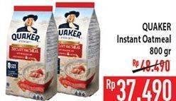 Promo Harga Quaker Oatmeal 800 gr - Hypermart