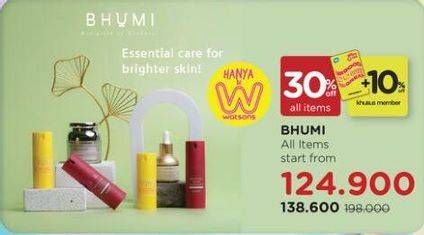 Promo Harga BHUMI Skincare  - Watsons