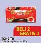 Promo Harga Tong Tji Teh Celup Original Tea Tanpa Amplop per 25 pcs 2 gr - Alfamidi