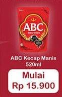 Promo Harga ABC Kecap Manis 520 ml - Hypermart