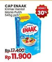 Promo Harga Cap Enaak Susu Kental Manis Putih 545 gr - Indomaret