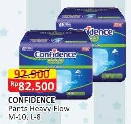 Promo Harga Confidence Adult Diapers Heavy Flow L8, M10 8 pcs - Alfamart