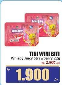 Promo Harga Tini Wini Biti Whizpy Juicy Strawberry 22 gr - Hari Hari