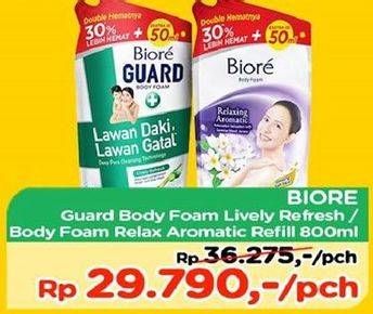 BIORE Guard Body Foam Lively Refresh, Relaxing Aromatic 800 mL