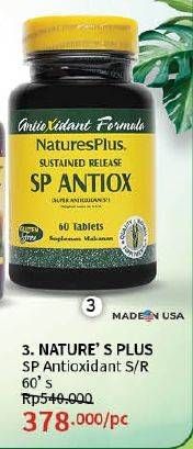 Promo Harga Natures Plus SP Antioxidant 60 pcs - Guardian
