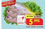 Promo Harga Ikan Ekor Kuning per 100 gr - Superindo