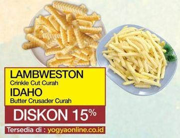 Promo Harga Lambweston Curah/IDAHO Butter Crusader Curah  - Yogya