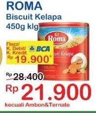 Promo Harga ROMA Biskuit Kelapa 450 gr - Indomaret