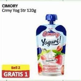 Promo Harga Cimory Squeeze Yogurt Strawberry 120 gr - Alfamart