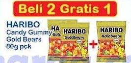 Promo Harga Haribo Candy Gummy Gold Bears 80 gr - Indomaret