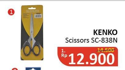 Promo Harga KENKO Scissors SC-838N 1 pcs - Alfamidi