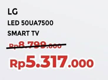 Promo Harga LG LED 50UA7500 SMart TV  - Yogya