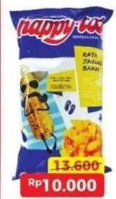 Promo Harga Happy Tos Tortilla Chips Jagung Bakar/Roasted Corn, Nacho Cheese, Hijau 140 gr - Alfamart
