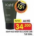 Promo Harga KAHF Face Wash Oil And Acne Care 100 ml - Superindo