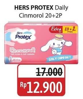 Promo Harga Hers Protex Daily Comfort 22 pcs - Alfamidi