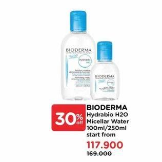 Promo Harga Bioderma Hydrabio H2O 100 ml - Watsons