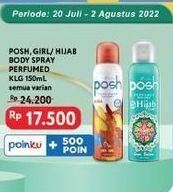 Promo Harga Posh Body Spray Perfumed  - Indomaret