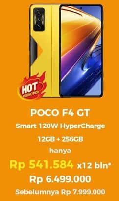 Promo Harga Xiaomi Poco F4 GT  12GB + 256GB 1 pcs - Erafone