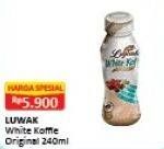 Promo Harga Luwak White Koffie Ready To Drink Original 240 ml - Alfamart