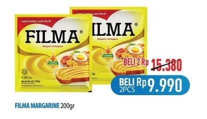 Promo Harga Filma Margarin 200 gr - Hypermart