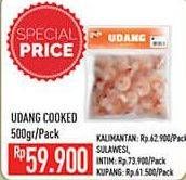 Promo Harga Udang Cooked 500 gr - Hypermart