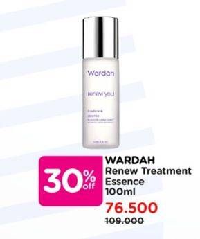 Promo Harga Wardah Renew You Treatment Essence 100 ml - Watsons