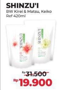 Promo Harga Shinzui Body Cleanser Kirei, Matsu, Keiko 420 ml - Alfamart