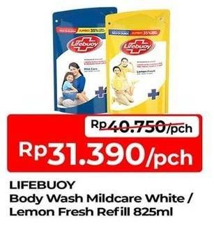 Promo Harga Lifebuoy Body Wash Mild Care, Lemon Fresh 850 ml - TIP TOP