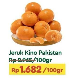 Promo Harga Jeruk Kino Pakistan per 100 gr - TIP TOP