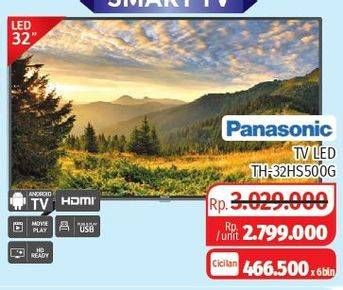 Promo Harga PANASONIC TH-32HS500G | Android TV 32"  - Lotte Grosir