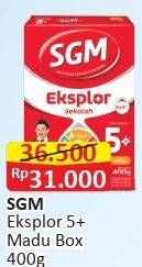 Promo Harga SGM Eksplor 5+ Susu Pertumbuhan Madu 400 gr - Alfamart