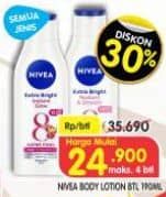 Promo Harga Nivea Body Lotion All Variants 200 ml - Superindo