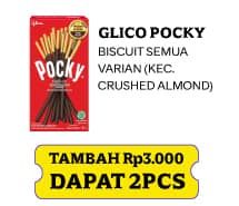 Promo Harga Glico Pocky Stick Kecuali Crushed Nuts Almond Choco 25 gr - Indomaret