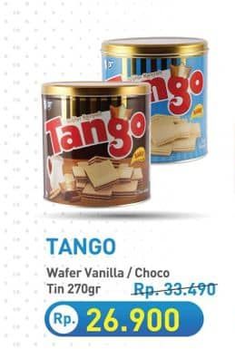 Promo Harga Tango Wafer Vanilla Milk, Chocolate 300 gr - Hypermart