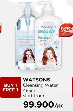 Promo Harga WATSONS Cleansing Water 485 ml - Watsons