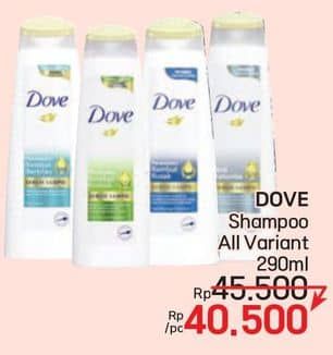 Promo Harga Dove Shampoo All Variants 290 ml - LotteMart