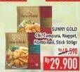 Promo Harga SUNNY GOLD Chicken Tempura / Nugget / Stick / Kombinasi 500gr  - Hypermart