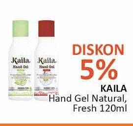 Promo Harga KAILA Hand Gel Fresh, Natural 120 ml - Alfamidi