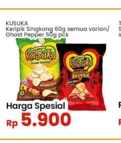 Promo Harga Kusuka Keripik Singkong  - Indomaret